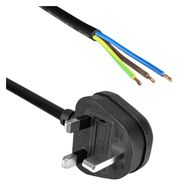 369004-E01 CORD BS1363A TO CBL 8.20' BLACK