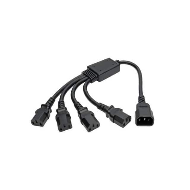 P004-18N-4XC13 CORD 18AWG IEC320C14 - C13 1.5'