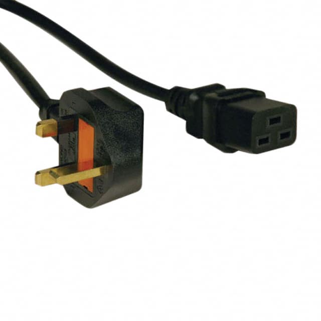 P052-008 CORD BS1363A TO IEC 320-C19 8'