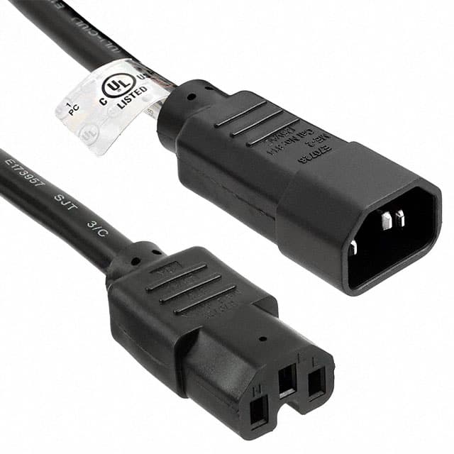 P018-010 CORD 14AWG IEC 320-C14 - C15 10'