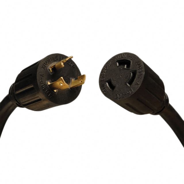 P041-008 CRD 10AWG NEMAL6-30P - L6-30R 8'