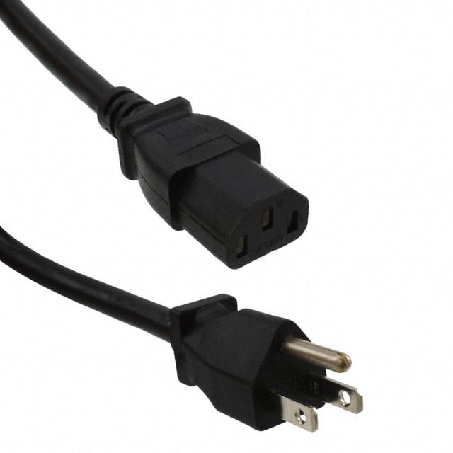 A-PC2302-020028-1 CORD 18AWG 5-15P - 320-C13 6.56'