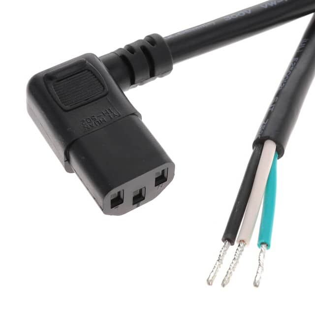 AK500/14-RA-6-2 CORD 14AWG IEC320 RA - CBL 6.56'