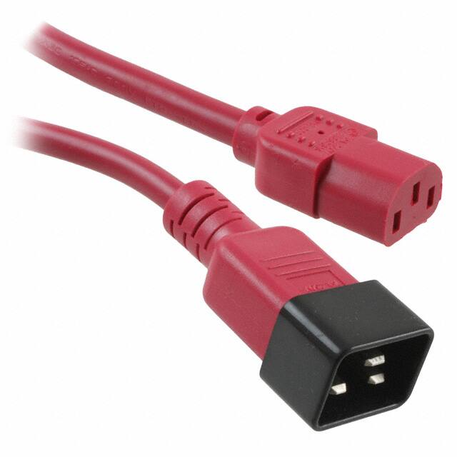 800-14-19D-RE-0006F-1 CORD 14AWG IEC320C20 - 320C13 6'