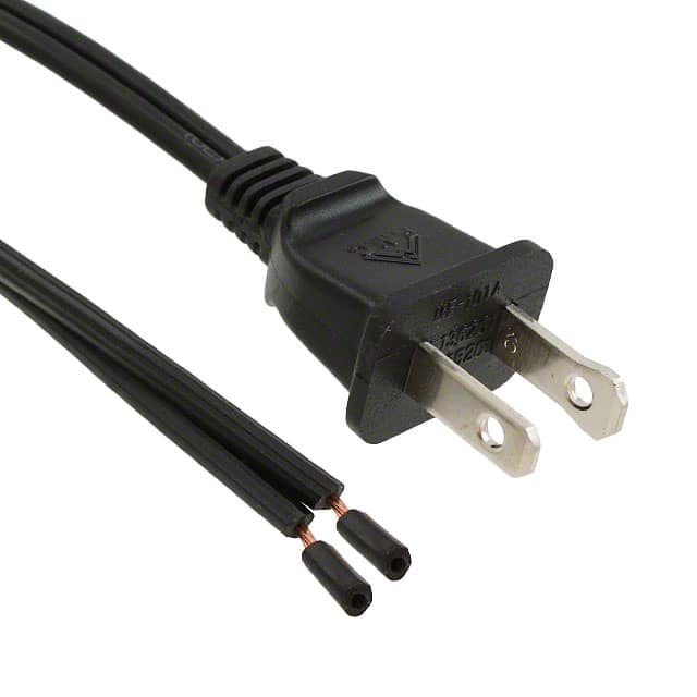 800-1808-2-SPT2-BL-0008F CORD 18AWG NEMA 1-15P TO CBL 8'