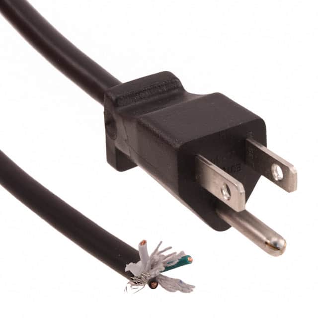 800-1801-2-SJT0-BL-00200 CORD 18AWG NEMA5-15P - CBL 6.56'