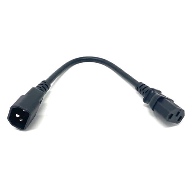 7055000M3701(R) CORD 18AWG IEC320-IEC320 1.02'