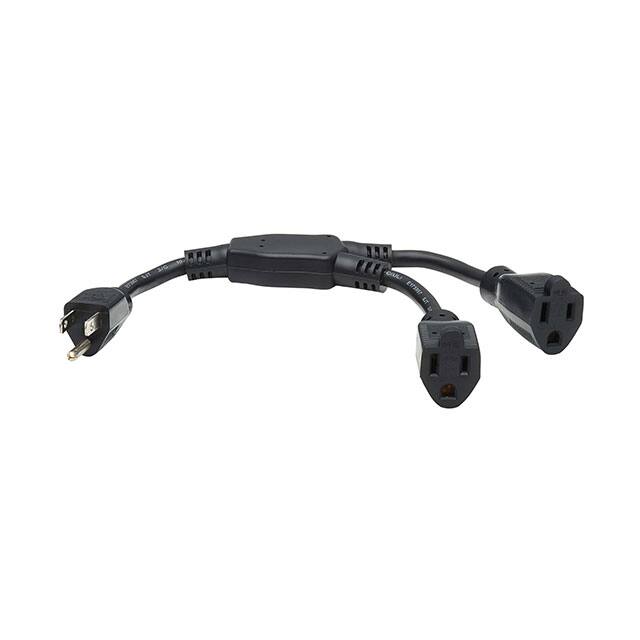 P022-001-13A-2 EXTENSION CORD Y SPLITTER, NEMA
