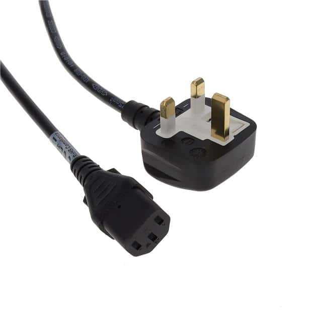 6043.0114 CORD BS1363A - IEC 320-C13 6.56'