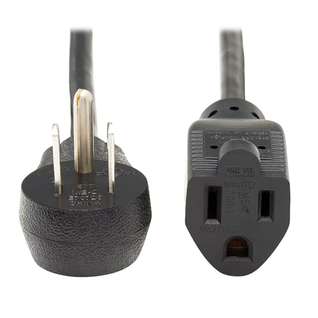 P022-015-15D POWER EXTENSION CORD, RIGHT-ANGL