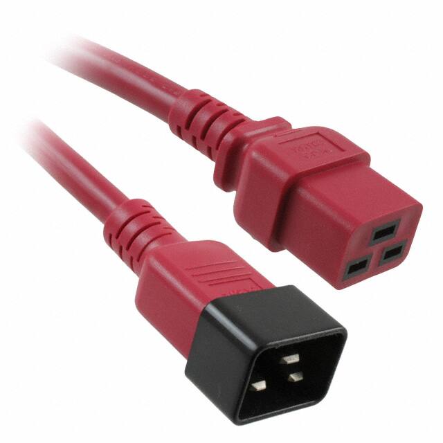 800-12-32D-RE-0006F CORD 12AWG IEC320C20 - 320C19 6'