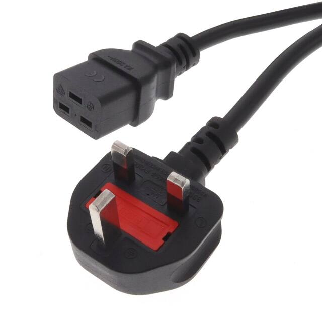 387006821 POWER CORD BLACK BS1363A