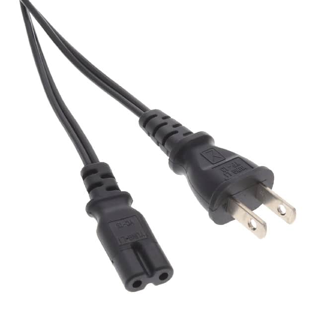 4033401M8703A(R) CORD 18AWG IEC 320-C7 6' BLACK