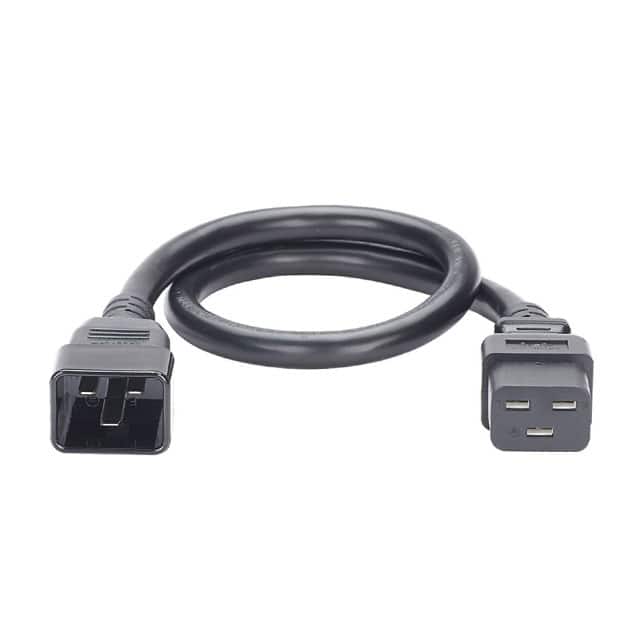 NPCB13-X CORD 15AWG IEC320C20 - 320C19 4'