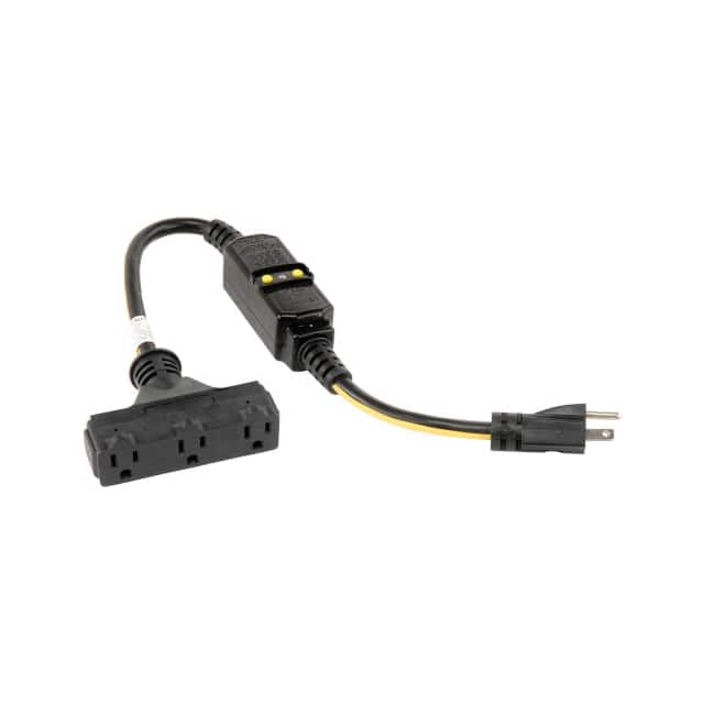 04-00105 CORD 12AWG NEMA5-15P TO 5-15R 2'