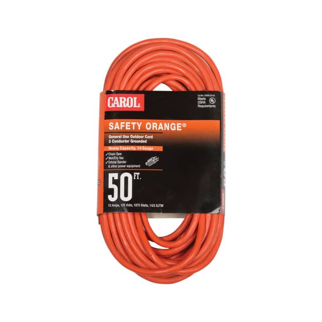 03356.63.04 CORD 14AWG NEMA5-15P-5-15R 50'