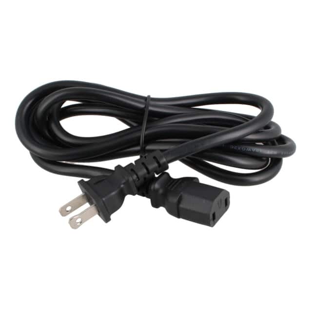 401P1086F071A(R) CORD 18AWG NEMA 1-15P-IEC 320 6'