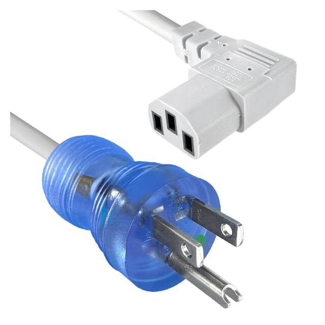 240003-06 CORD 18AWG 5-15P TO C13 RA 10'