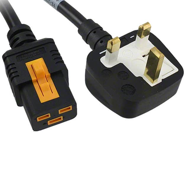6051.2048 CORD BS1363A - IEC 320-C19 6.56'