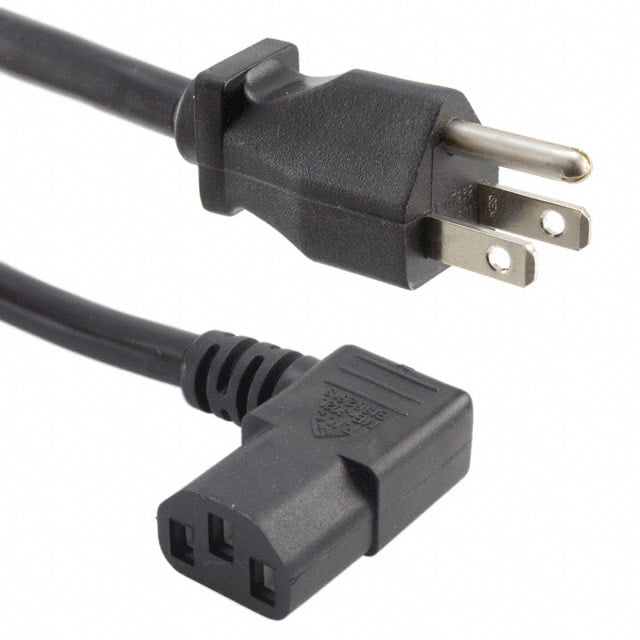 A-PC2304-030027-1 CORD 16AWG 5-15P TO C13 9.84'