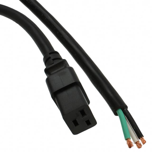 HFE/C19-U-O CRD 12AWG IEC320-C19 - CBL 6.56'