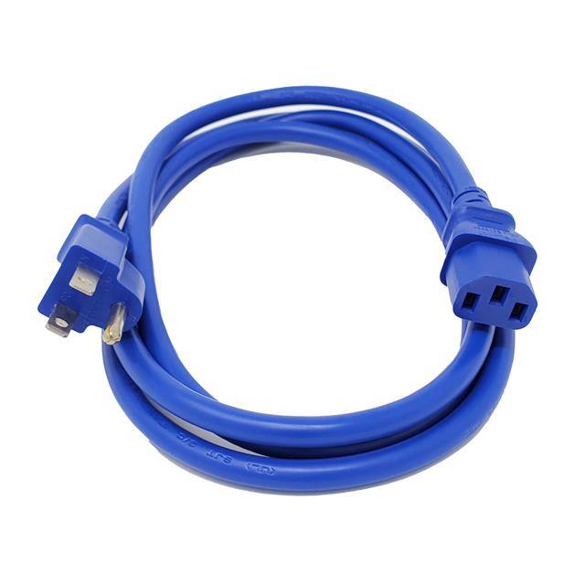 M05-113ULBL 6' CORD NEMA 5-15P, C13, BLUE