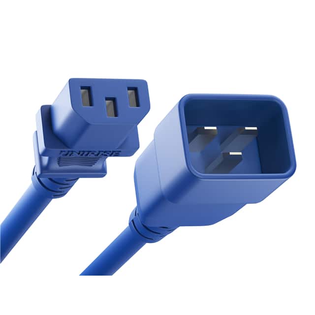 PWCD-C13C20-15A-06F-BLU CORD C13 - C20 14AWG BLUE 6FT