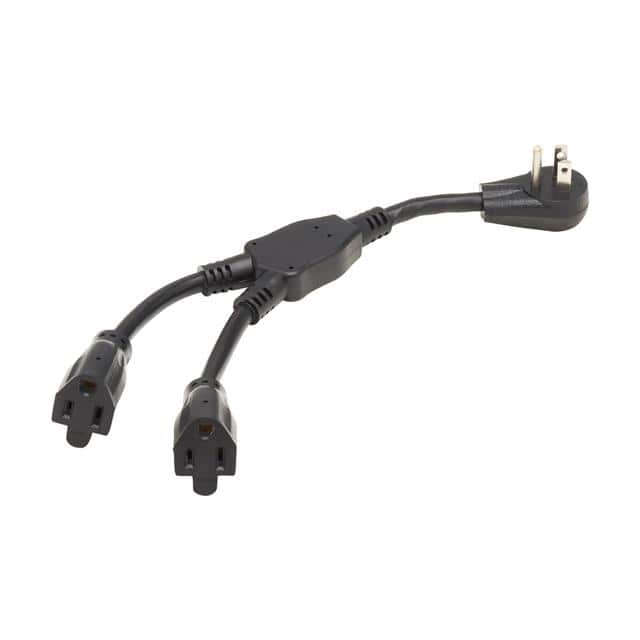 P024-001-15D-2 EXTENSION CORD Y SPLITTER, RIGHT