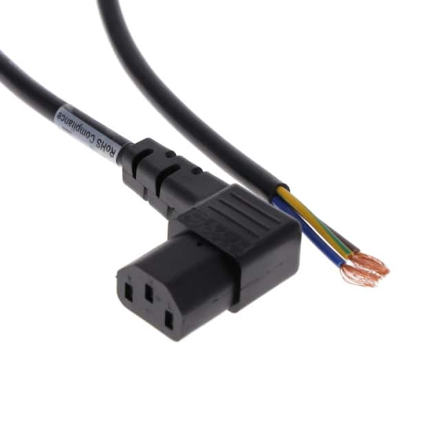 6000.0224 CORD IEC 320-C13 RA TO CBL 6.56'