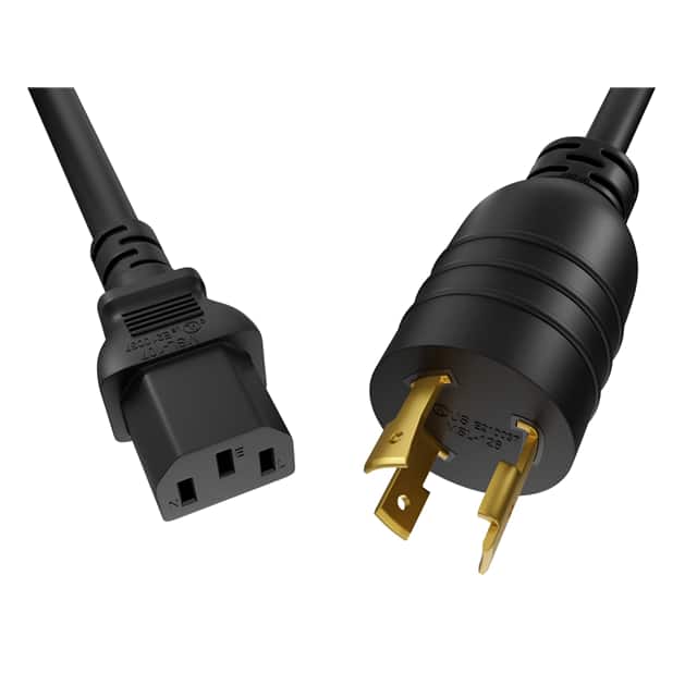 PWCD-L620PC13-15A-06F-BLK CORD L6/20P - C13 14AWG 6FT