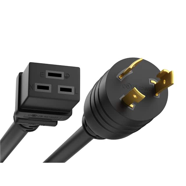 PWCD-L620PC19-20A-06F-BLK CORD L6/20P - C19 12AWG 6FT
