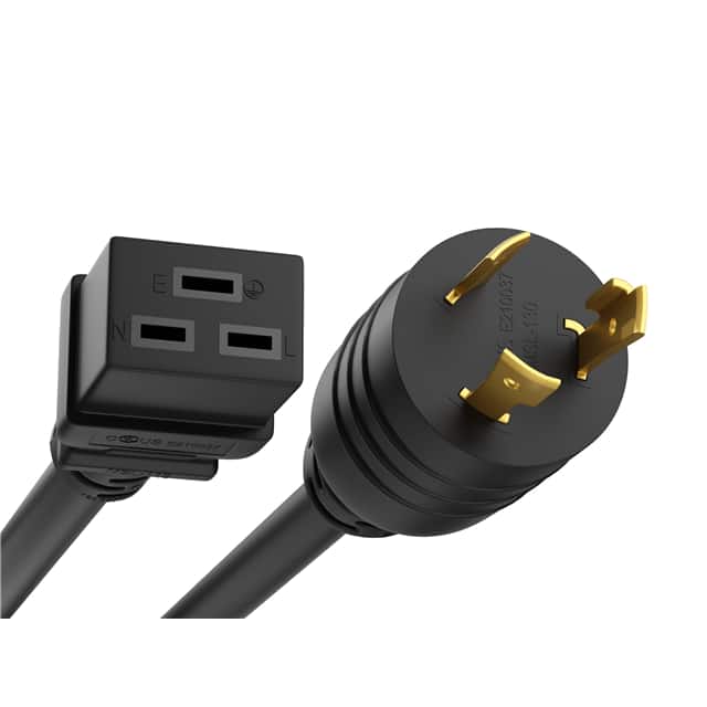PWCD-L520PC19-20A-06F-BLK CORD L5/20P - C19 12AWG BLK 6FT