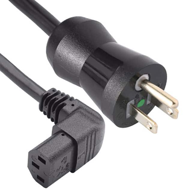 86610730 MEDICAL NEMA 5-15P W /ANGLED C13