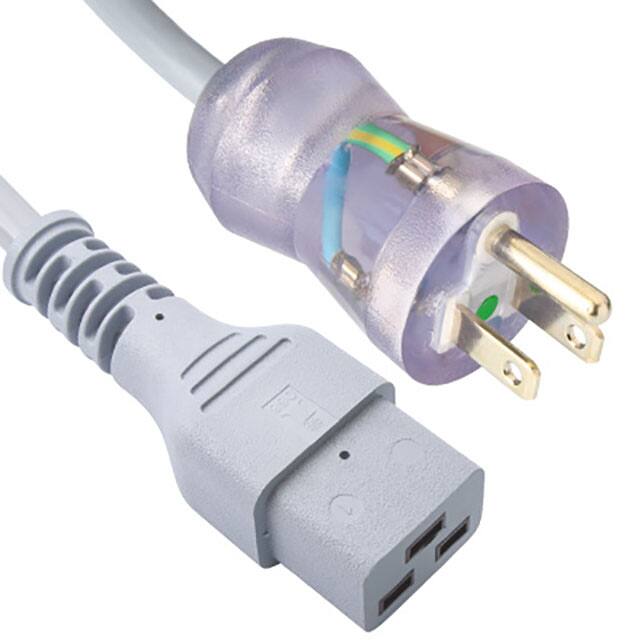86611610 MEDICAL NEMA 5-15P W /C19; 10 FT