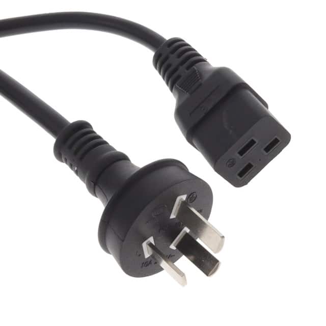387006823 POWER CORD BLACK GB2099