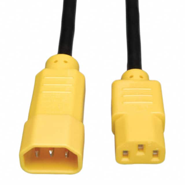 P004-004-YW CORD 18AWG IEC320C14 - 320C13 4'