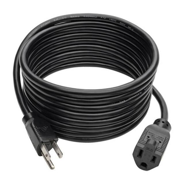 P022-012 CORD 18AWG NEMA5-15P - 5-15R 12'