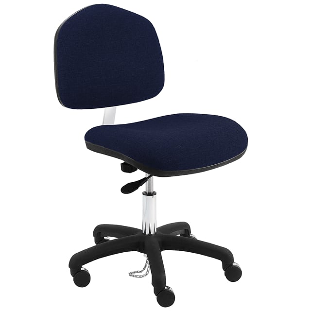 WNS-DF1+NAVY BLUE BENCHPRO FABRIC ESD WIDE CHAIR D