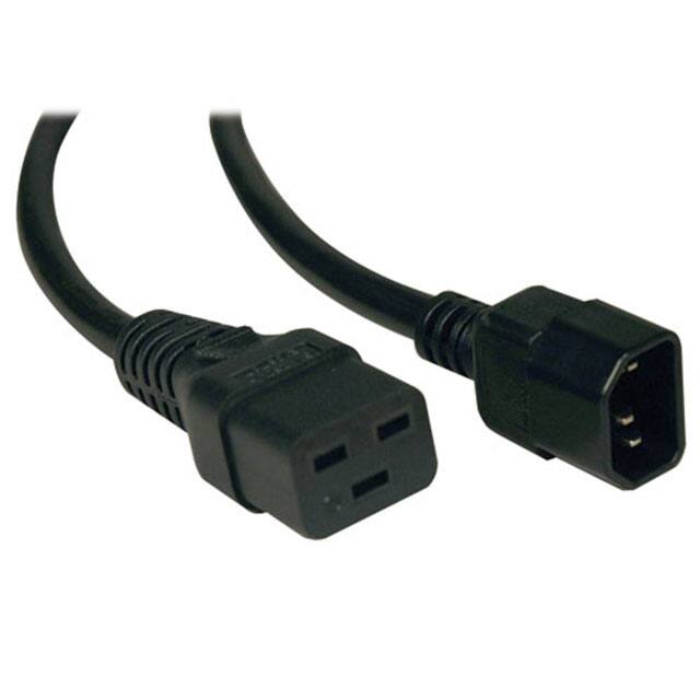 P047-006-10A CORD 16AWG IEC320C14 - 320C19 6'