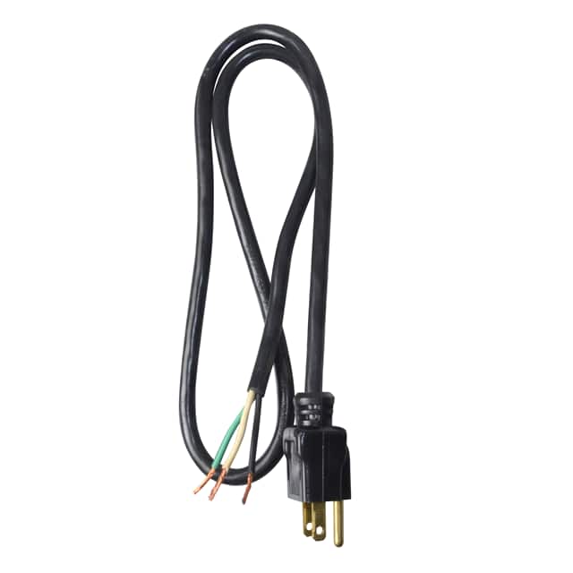 9703SW8808 REPLCORD, 16/3 SJTW 3' BLACK SW