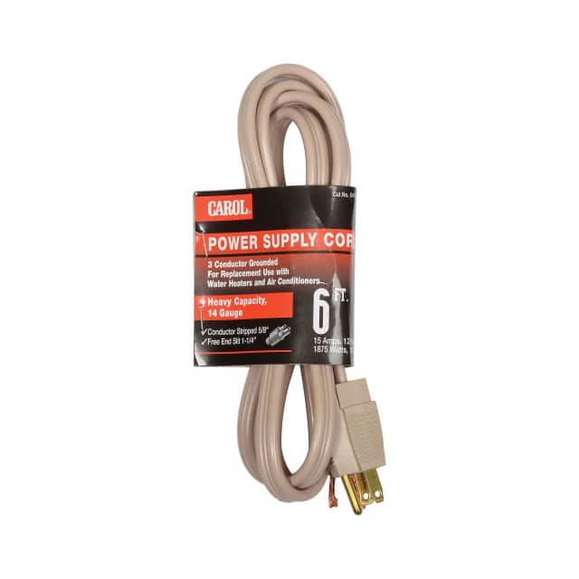04195.60.17 CORD 14AWG NEMA 5-15P TO CBL 6'