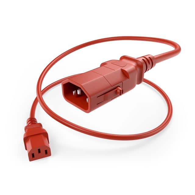 PWRC13C1410FRED-P P-LOCK CABLE C13-C14 RED 10FT