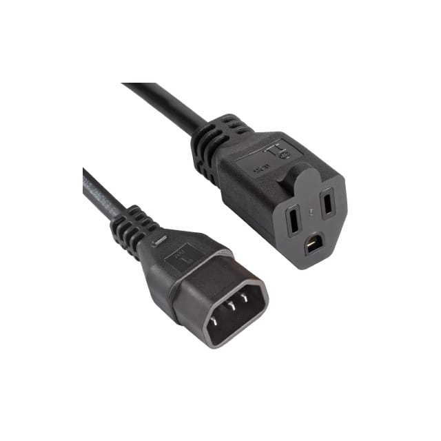 86258000 CORD 18AWG IEC320-NEMA5-15 1.38'