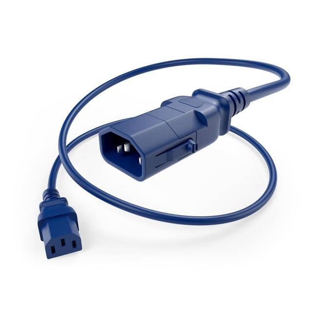PWCD-C13C14-15A-05F-BLU-P P-LOCK POWER C13-C14 15A BLU 5FT
