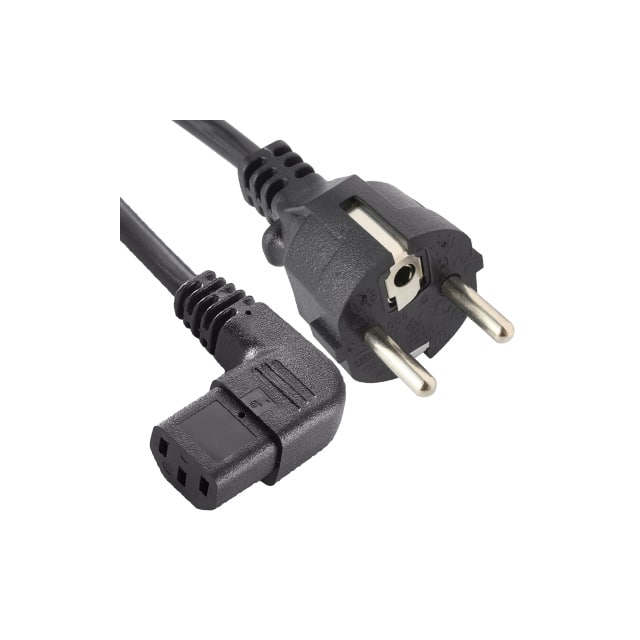 86230080 CORD 17AWG CEE7/7-IEC320 RA 8.2'