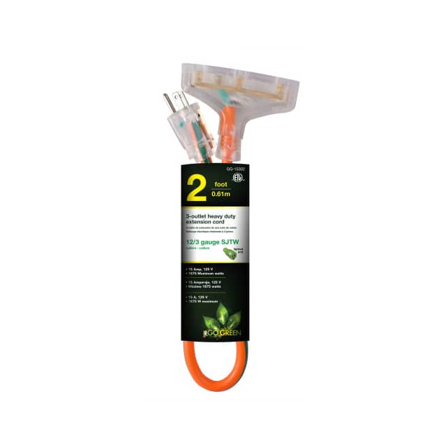 GG-15302 CORD 12 AWG 2' ORANGE