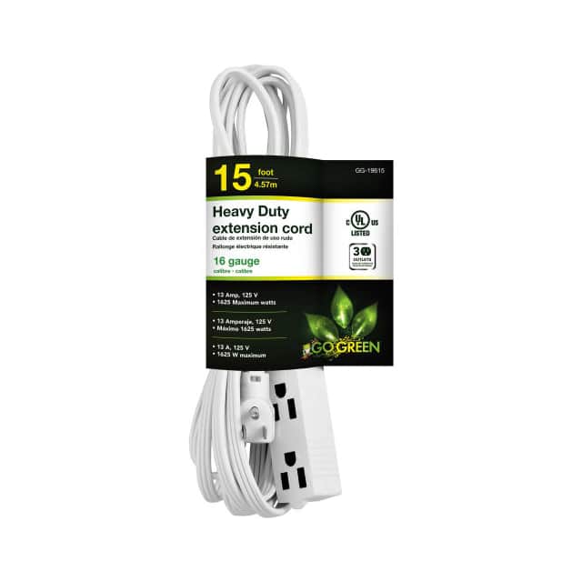 GG-19615 CORD 16 AWG 15' WHITE