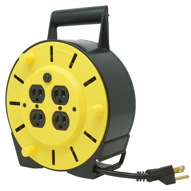 4907 16/3 SJTW 25' 4-OUTLET CORD REEL