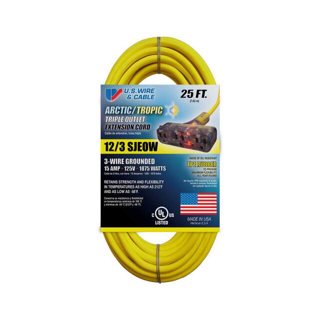 B251134 CORD 12AWG NEMA5-15P-5-15R 25'
