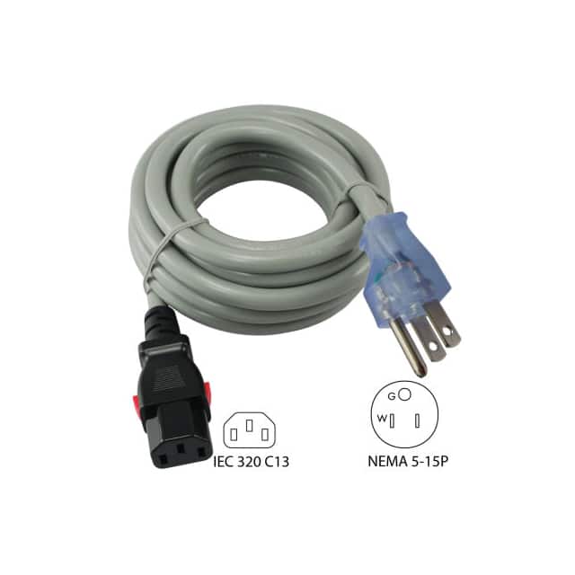 8F515LC13 CORD 16AWG NEMA5-15P-IEC320 8'